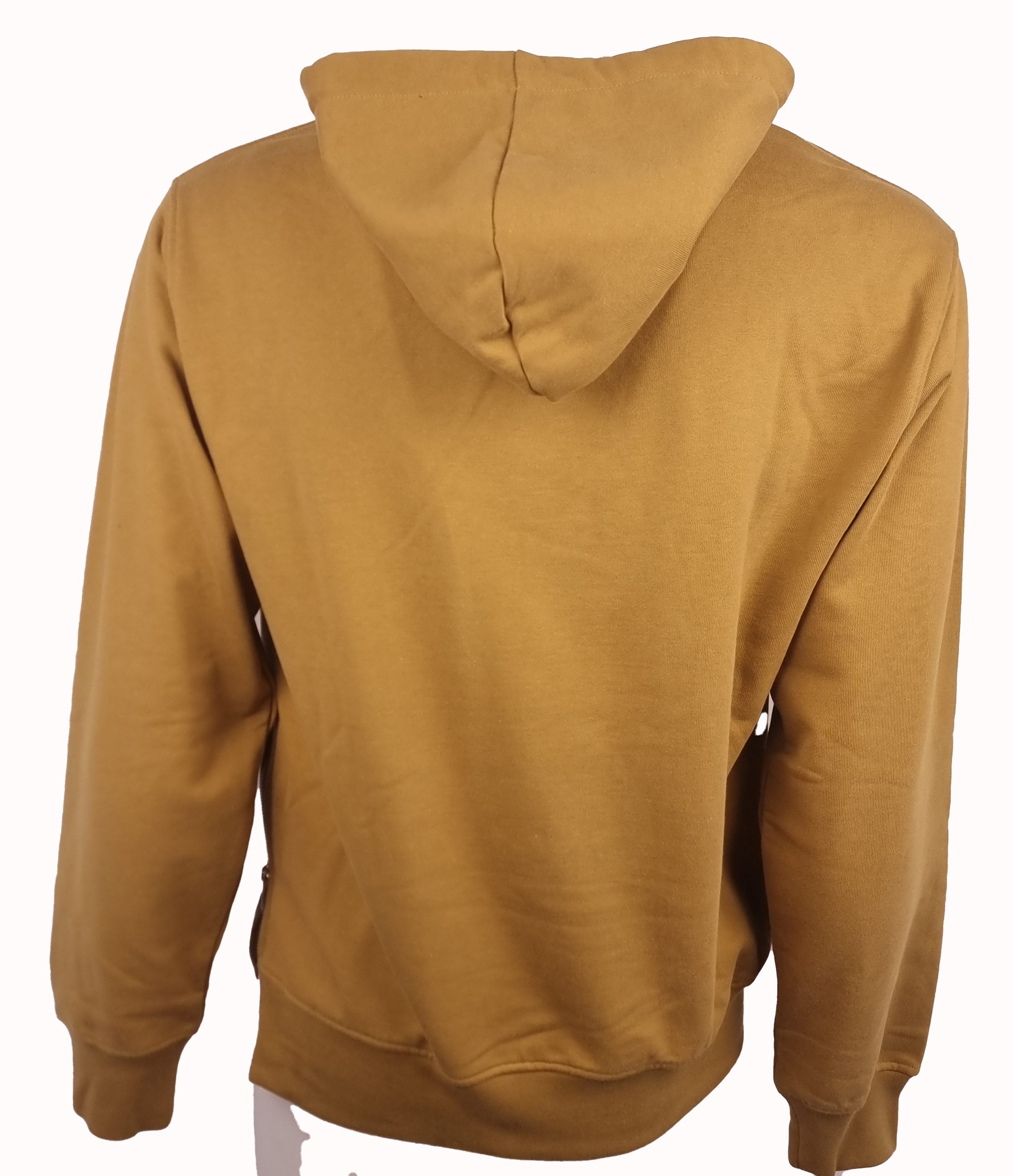 Trussardi felpa con cappuccio colore Cachi . Tessuto in morbido cotone sia all'esterno che all'interno, Cerniera solo sulla parte laterale  sinistra 